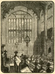 Interior de la Capilla, 1898