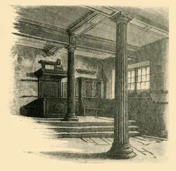 Interior de la Escuela de Gramática