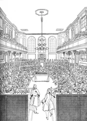 Interior de la Cámara de los Comunes en 1742, 1905