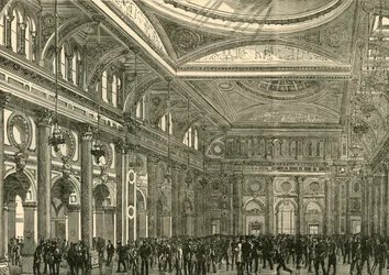Interior de la Bolsa Real, 1898