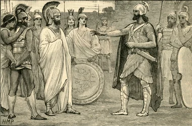 Entrevista entre Agesilao y Farnabazo, 1890