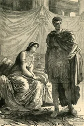 Entrevista entre Octavio y Cleopatra, 1890