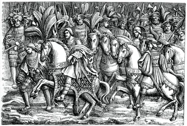 Entrevista entre Francisco I y Enrique VIII, en el Campo del Paño de Oro