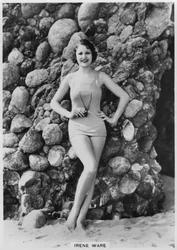Irene Ware, actriz de cine estadounidense, c. 1938
