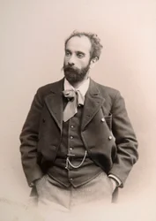 Isaak Levitan, artista ruso, c1880s-c1890s