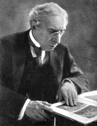 Israel Zangwill 1864-1926, sionista y escritor nacido en Inglaterra, principios del siglo XX