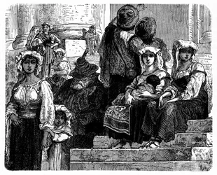 Campesinos italianos, c. 1890