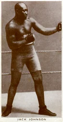 Jack Johnson, boxeador estadounidense, 1938