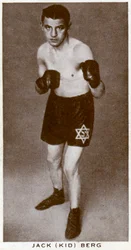 Jack Kid Berg, boxeador inglés, 1938