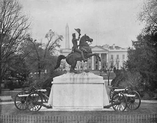 Estatua de Jackson, Lafayette Square, Washington, D.C., c1897