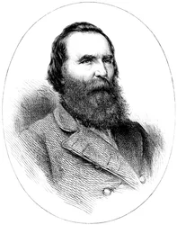 James Longstreet, General Confederado de la Guerra Civil Americana, c. 1880