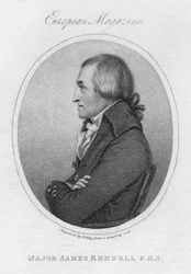 James Rennell, geógrafo británico, 1802