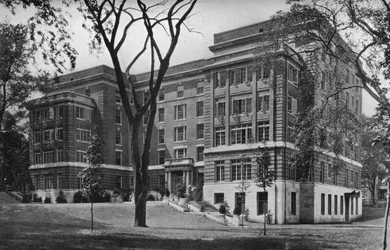 Edificio Jane Frances Brown para pacientes privados, Hospital de Rhode Island, Providence, 1922