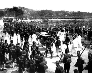 Tropas japonesas, Corea, 1900