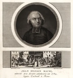Jean-Sylvain Mauri o Jean-Sifrein Maury (1746-1817), cardenal francés, arzobispo y obispo de Montefiascone