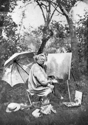 Jean Baptiste Camille Corot, artista francés, c. 1845-1875