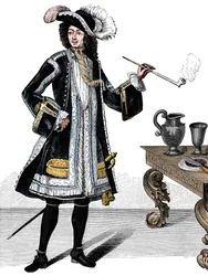 Jean Bart o Barth 1651-1702, corsario francés, c1690s