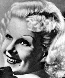 Jean Harlow, actriz estadounidense, 1934-1935