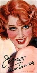 Jeanette MacDonald, 1903-1965, cantante y actriz, siglo XX