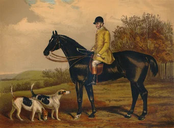 Jem. Morgan - Cazador de la Caza de Berkeley, c1879