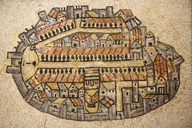 Mosaico del templo de Jerusalén, Jerusalén, Israel
