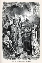 Juana de Arco reconoce al rey, 1882