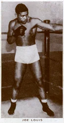 Joe Louis, boxeador americano, 1938
