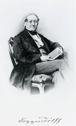 Johann Christian Poggendorf, físico alemán, mediados del siglo XIX
