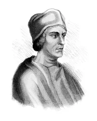John Colet, clérigo inglés y pionero educativo, c1850