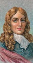 John Milton 1608-1674, poeta inglés, 1924
