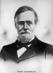 John Sherman 1823-1900, representante y senador republicano estadounidense durante la guerra civil, c1910