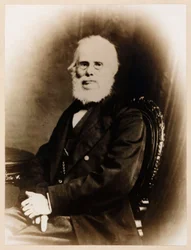 John Stringfellow, pionero de la aviación inglés, c 1880