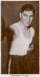 Johnny King, boxeador británico, 1938