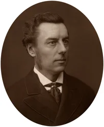 Joseph Chamberlain, MP, Presidente de la Junta de Comercio, 1881