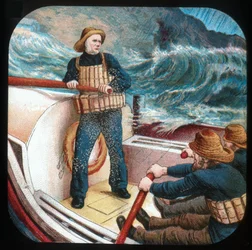 Joseph Cox: Timonel de la Esperanza, c1900