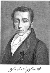 Joseph von Fraunhofer, físico alemán, c. 1895