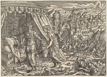 Judith y Holofernes, de Biblia, Frankfurt, 1564