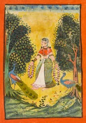 Kakubha Ragini, folio de un Ragamala