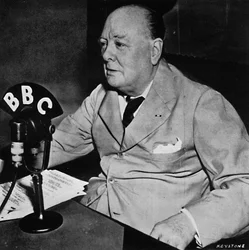Manteniendo el contacto con el hogar desde la Casa Blanca, Washington, 1943, 1945
