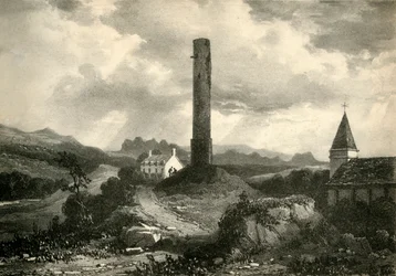 Torre redonda de Kineth, Cork, siglo XIX
