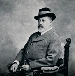 Rey Eduardo VII con un sombrero tirolés, 1903-1911