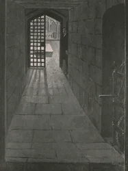 Tumba del rey Eduardo bajo la Capilla Memorial de Alberto, Windsor, 1910