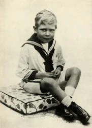 El rey Jorge VI de vacaciones en Osborne en 1899, 1937