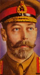 Rey Jorge V en uniforme de campaña durante la Primera Guerra Mundial, c. 1914-c. 1918