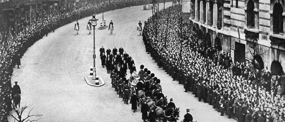 Procesión fúnebre del Rey Jorge V, Londres, enero 1936