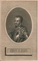 Rey Felipe II de España, esposo de la Reina María I, 1793