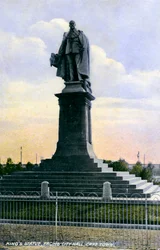 Estatua del Rey, frente al Ayuntamiento, Ciudad del Cabo, siglo XX