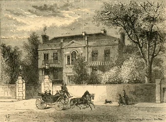 Casa Kingston, Knightsbridge, c1876