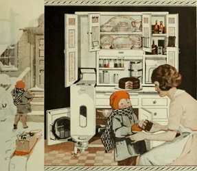 Publicidad de cocina De The Saturday Evening Post, ca. 1920-1925