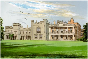 Knowsley Hall, Lancashire, hogar del Conde de Derby